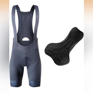 Black Cycling Bib Shorts